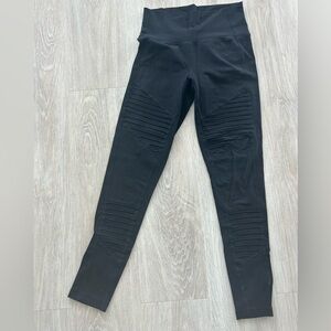 Aritzia moto leggings. Black women’s medium elevated basics. Bikercore Classic